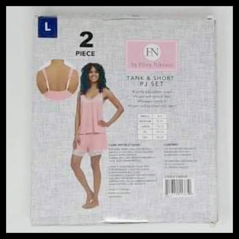 Flora Nikrooz Tank & Short Lounge Pajamas Set Pink - Picture 6 of 6